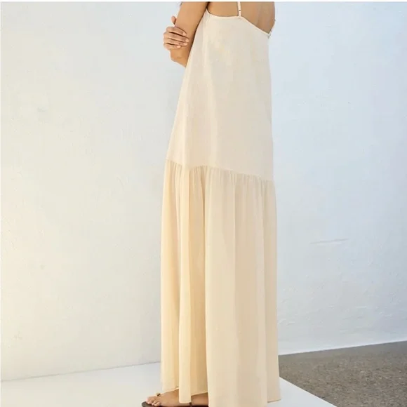 NWT | VRG GRL Elegant Cream Maxi Dress - Size 4 (small) - Picture 2 of 15